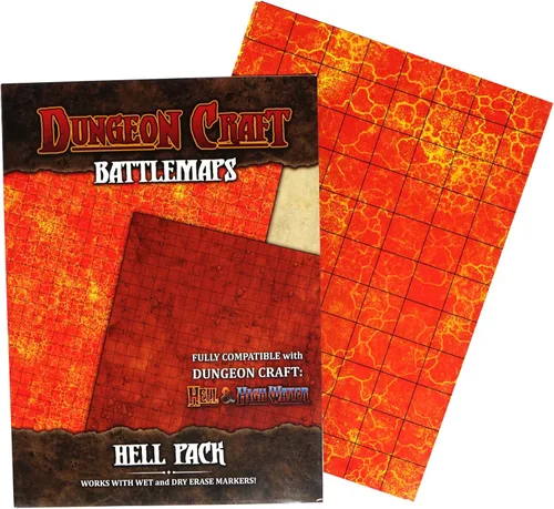 Vista 10 de Dungeon Craft RPG & DND Set de Inicio – Kit de Esenciales de Mapas Plegables – Set de 4 – Expedición