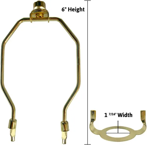 Vista 3 de El adaptador SLIP UNO convierte tu pantalla de 9 pulgadas de alto para adaptarse a la base de lámpara SLIP UNO (apertura de 1 7/16 pulgadas) - 6