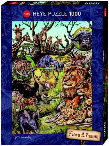 Vista 2 de Heye Rompecabezas Savannah (1000 piezas)