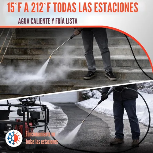 Vista 6 de YAMATIC Manguera de lavado a presión de 3/8" 50 pies, giratoria de 3/8 Negro