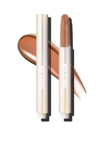 Vista 12 de SHEGLAM PoutPerfect - Lápiz labial sólido hidratante no pegajoso con aceite de coco, temporada de bayas