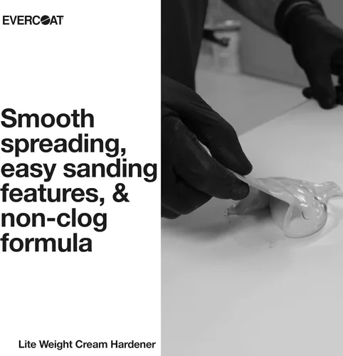 Vista 2 de Evercoat Lite Weight Body Filler - Masilla para Carrocería Liviana sin Obstrucciones para Aluminio, Fibra de Vidrio y Más - 25.36 Fl Oz