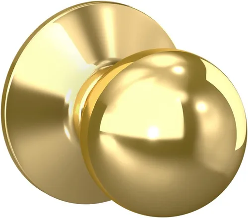 Vista 17 de SCHLAGE F10ORB609 Pomo de paso de órbita, latón antiguo