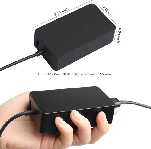 Vista 8 de Cargador de cable de alimentación 12V 4A para Microsoft Surface Pro 3 Docking Station, Windows Laptop Tablet Dock Adaptador de CA Modelo 1627 1664