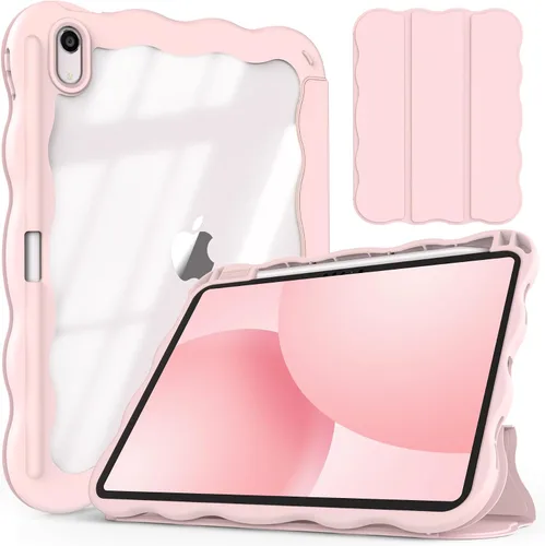 Vista 12 de Estuche para iPad de 10.ª generación de 10.9 pulgadas (2022), iPad (A16) de 11.ª generación de 11 pulgadas (2025) - con soporte para lápices Purpura
