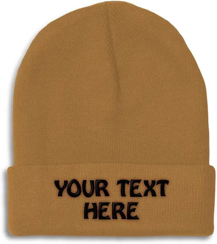 Vista 34 de Gorro de invierno para hombres y mujeres, gorro de acrílico con texto personalizado personalizado