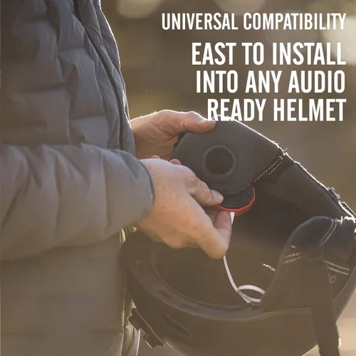 Vista 5 de Outdoor Tech - Chips 3.0 Altavoces Bluetooth para Casco - Auriculares Bluetooth Inalámbricos Verdaderos para Casco para Esquí, Snowboard, Ciclismo