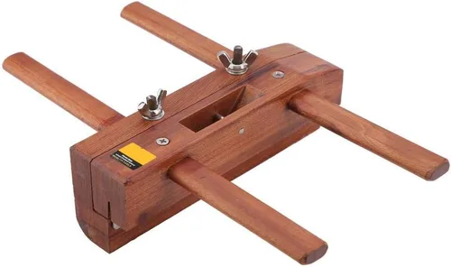 Vista 9 de HEEPDD Plano de mano de doble manija, kit de avión de mano de palisandro para carpintería, instrumento musical para muebles, herramienta de mano