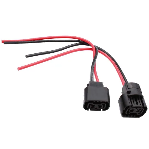 Vista 4 de 5202 2504 H16 PS24W bombilla hembra conector de cable arnés de cableado para luz antiniebla luces diurnas 2 unids