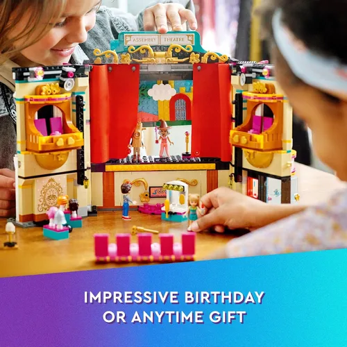 Vista 6 de LEGO Friends Andrea's Theater School Playset, 41714 Juguete creativo de teatro de simulación, idea de regalo para niños y niñas de 8 años