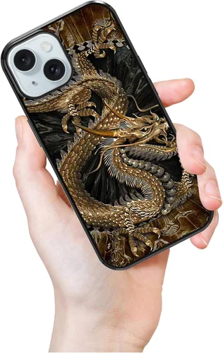 Vista 102 de Funda para iPhone Air - Dragón dorado chino