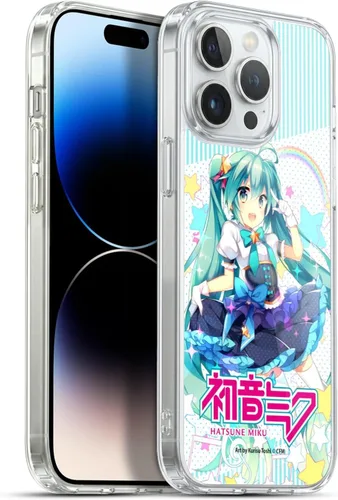 Vista 97 de Head Case Designs Licencia Oficial Hatsune Miku Gráficos Lindos Carcasa de Gel [Protección de Grado Militar] Compatible con Apple iPhone 7