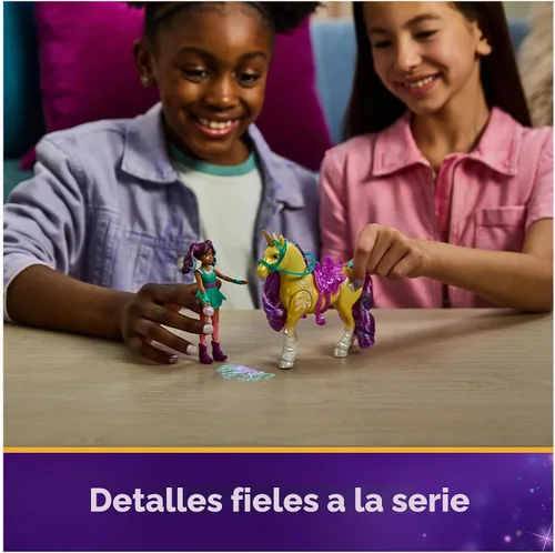 Vista 6 de Unicorn Academy Ava & Plant Magic Leaf, Dolls & Unicorn Toys, Ages 4+
