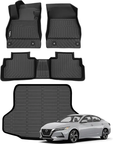 Vista 157 de Tapetes de piso para todo clima y forro de carga con respaldo para Chevrolet Suburban de 7 asientos 2021-2025 / GMC Yukon XL de 7 asientos