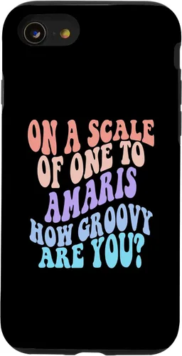 Vista 13 de iPhone 14 AMARIS Cute Retro Girls Groovy AMARIS Personalized Name Case