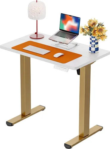 Vista 54 de ErGear - Escritorio eléctrico de pie de altura ajustable, escritorio para estar sentado o de pie de 31.5 x 18.9 pulgadas, escritorio de computadora