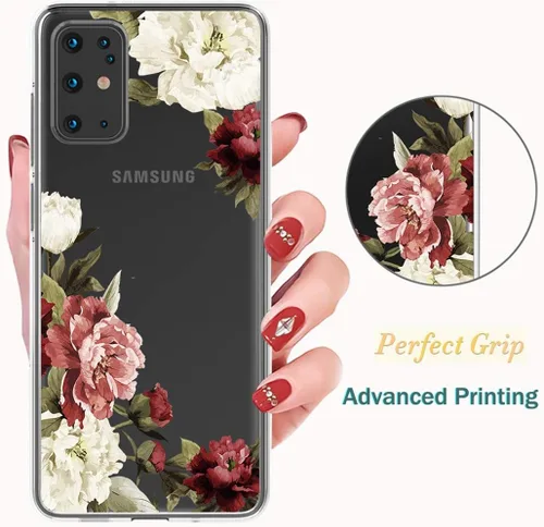 Vista 3 de Funda para Galaxy S20 Plus 5G/S20+ Plus/para Samsung S20 Plus Funda transparente, TPU suave a prueba de golpes, funda protectora transparente