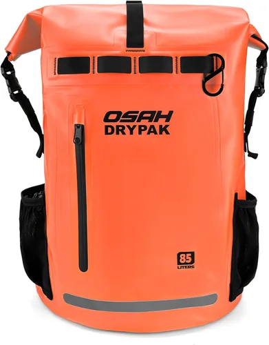 Vista 19 de Waterproof Dry Bag Backpack 25L/35L/55L/85L, Roll-Top Heavy Duty Rucksack Black