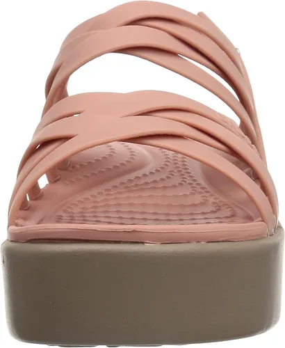 Vista 2 de Crocs Brooklyn - Cuña baja con tiras