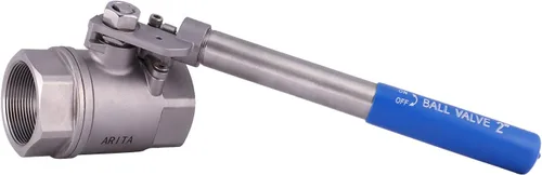 Vista 12 de ARITA Válvula de bola con mango "Deadman" de 1-1/2", acero inoxidable 304 Puerto completo 1500PSI para agua, petróleo y gas, NPT hembra