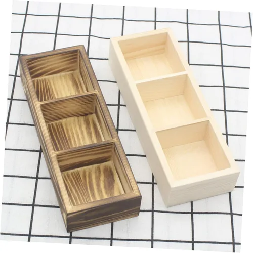 Vista 7 de Soporte para bolsitas de té, de madera, 3 compartimentos, organizador de té y café, almacenamiento en el hogar