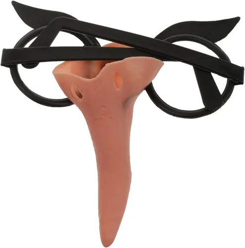 Vista 5 de Novedoso disfraz de nariz de bruja para despedida de soltera, gafas de noche, marco de Halloween, accesorios