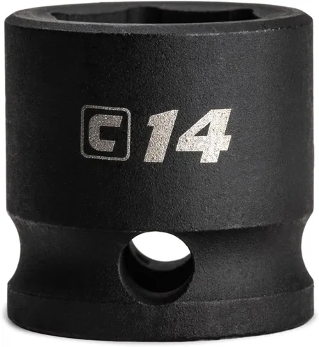 Vista 18 de Capri Tools - Llave de vaso de impacto corto de 8 mm, 3/8 pulgadas de transmisión, 6 puntos, métrica