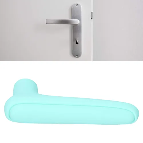 Vista 9 de Funda de silicona para manija de puerta, protector de pomo de puerta de seguridad para niños, anticolisión, antiestático, funda protectora para pomo