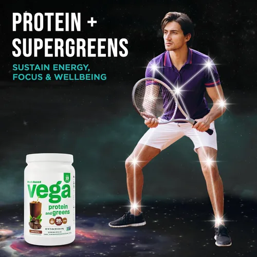 Vista 2 de Envase de proteínas y hierbas en polvo de Vega, VEG00640, M, 1, 1