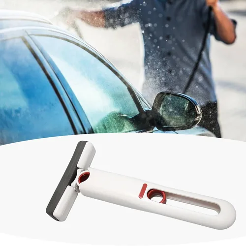 Vista 5 de Mini mopa portátil, potente mopa de 180° para espacios pequeños, material ABS, manos autoexprimibles para baño, cocina, sala de estar, coche