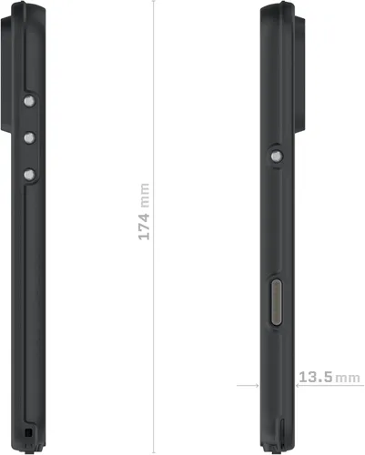 Vista 30 de Ghostek NAUTICAL funda delgada para iPhone 14 Plus a prueba de golpes impermeable con protector de pantalla y imán MagSafe con carga inalámbrica