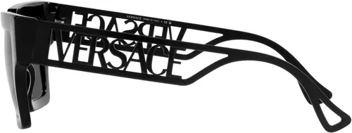 Vista 2 de Versace Woman Sunglasses White Frame, Dark Grey Lenses, 50MM