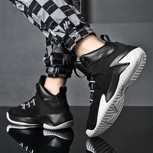 Vista 2 de CJSPORX Zapatos de baloncesto para hombre transpirables antideslizantes a la moda