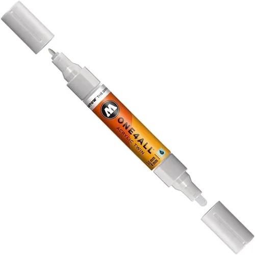 Vista 19 de Molotow ONE4ALL - Marcador acrílico de doble bomba, puntas de 0.059 in y 0.157 in, luz Amazonas, 1 cada uno (227.423)