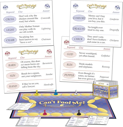 Vista 6 de Can't Fool Me — Un juego de acertijos de palabras para burlas cerebrales donde los jugadores corren para resolver pistas - Diversión nocturna