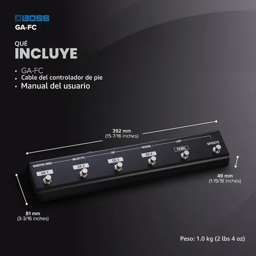 Vista 6 de Controlador de pie Roland GA-FC para GA-112 y GA-212