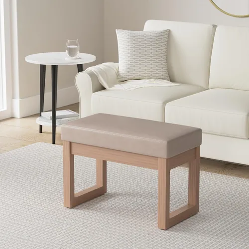 Vista 2 de SIMPLIHOME Milltown - Reposapiés rectangular (26.0 in de ancho) contemporáneo