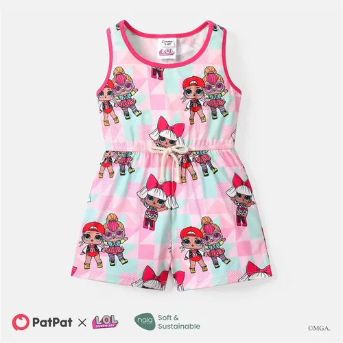 Vista 6 de L.O.L. Surprise! Mono sin mangas de una pieza para niña con estampado de muñeca de personaje