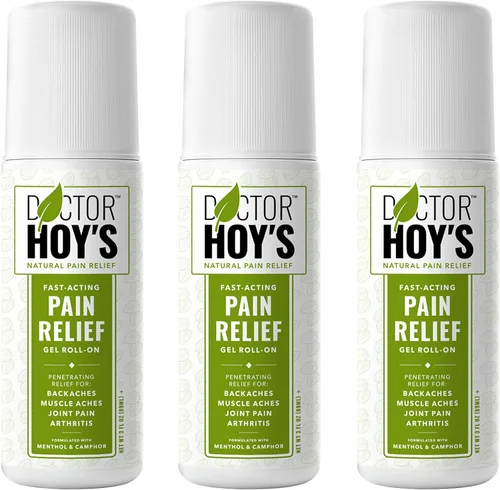 Vista 8 de DOCTOR HOY'S Gel natural para aliviar el dolor, gel antiinflamatorio tópico de árnica para artritis, dolor articular y tensiones musculares, alivio