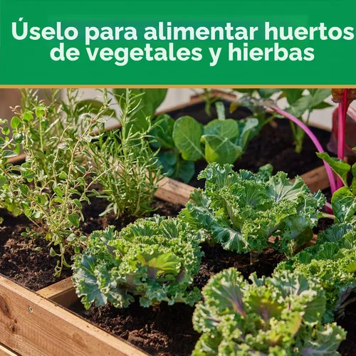 Vista 5 de Miracle-Gro Alimento vegetal soluble en agua, verduras y hierbas, 2 lb