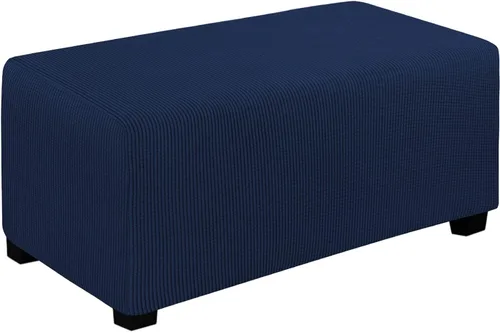 Vista 92 de Easy-Going Funda Elástica para Otomana Taburete de Almacenamiento Plegable Protector de Muebles Funda Rectangular Suave con Parte Inferior Elástica