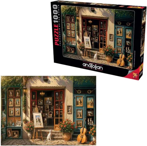 Vista 3 de Anatolian Puzzle -Cat Gallery, Rompecabezas de 1000 piezas, #1200