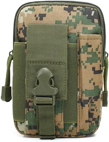 Vista 12 de Belt Pouch, Tactical Molle Phone Pouch EDC Utility Pouches Waist Bag, Small Cell Phone Holster Gear Tool Gadget Pocket for Men