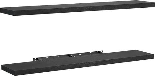 Vista 16 de AMADA HOMEFURNISHING Estantes flotantes montados en la pared, estantes de pared de 15 x 7 pulgadas para baño, dormitorio, sala de estar, estantes