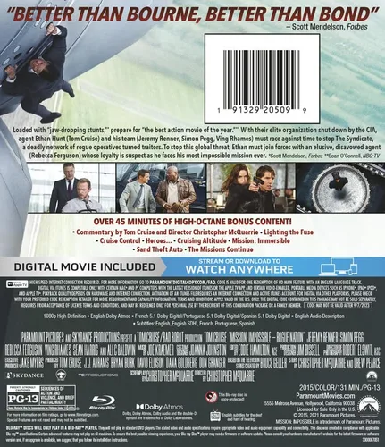 Vista 2 de Mission Impossible - Rogue Nation