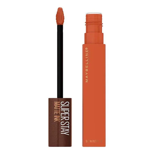 Vista 53 de Maybelline Super Stay Matte Ink - Lápiz labial líquido de tinta mate, color de alto impacto de larga duración, hasta 16 horas de uso, Inspirer, rosa