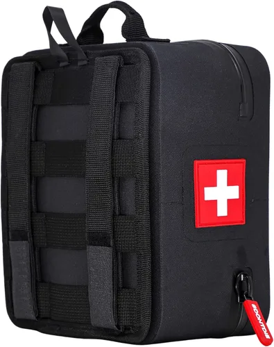 Vista 7 de Uncharted Supply Co. Kit de emergencia impermeable de primeros auxilios Plus con respaldo desmontable MOLLE, equipo de supervivencia al aire libre