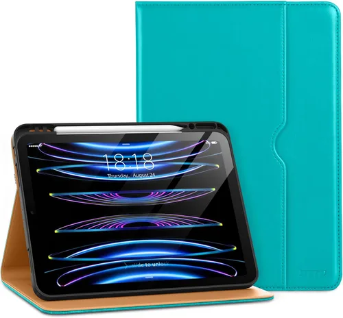 Vista 29 de DTTO para iPad Pro 12.9 6ª / 5ª / 4ª / 3ª generación Funda 2022/2021/2020/2018, Funda de cuero premium tipo folio con soporte integrado