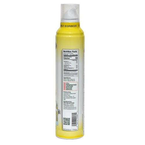 Vista 2 de Mantova Spray 100% Aceite de Oliva Virgen Extra Limón 8 onzas