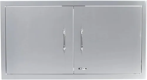 Vista 16 de Bull Outdoor Products Componentes Premium para Isla de Barbacoa de Cocina Exterior, Puerta de Acceso Vertical - Bisagra Izquierda con Reborde